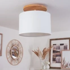 Hofstein Akrema Deckenleuchte Schwarz, Braun, 1-flammig -Bürolampen Verkäufe akrema deckenleuchte h3443927 11