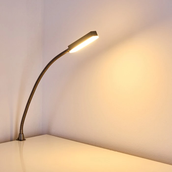 Hofstein Alamo Bettleuchte Nickel-Matt, 1-flammig, Bewegungsmelder 14 Hofstein Alamo Bettleuchte Nickel-Matt, 1-flammig, Bewegungsmelder – Bild 14