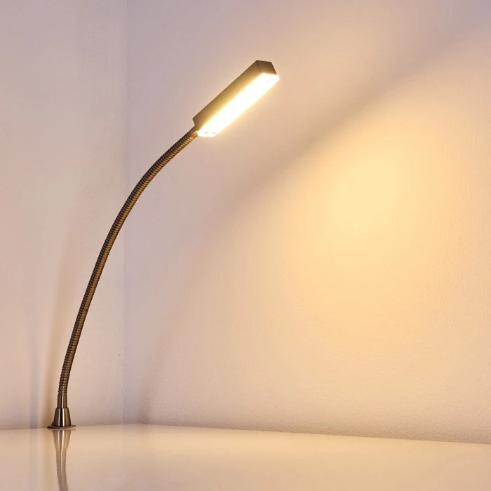 Hofstein Alamo Bettleuchte Nickel-Matt, 1-flammig, Bewegungsmelder 6 Hofstein Alamo Bettleuchte Nickel-Matt, 1-flammig, Bewegungsmelder – Bild 6