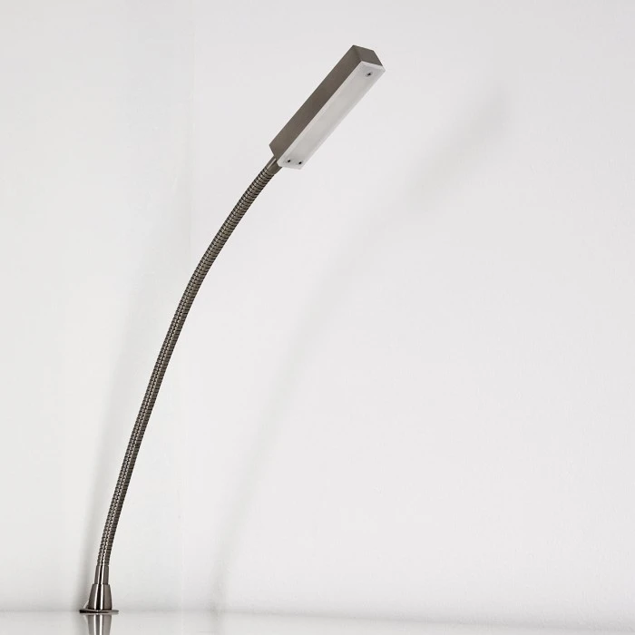 Hofstein Alamo Bettleuchte Nickel-Matt, 1-flammig, Bewegungsmelder 8 Hofstein Alamo Bettleuchte Nickel-Matt, 1-flammig, Bewegungsmelder – Bild 8