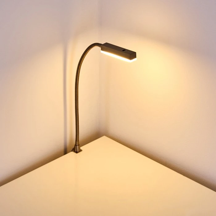 Hofstein Alamo Bettleuchte Nickel-Matt, 1-flammig, Bewegungsmelder 9 Hofstein Alamo Bettleuchte Nickel-Matt, 1-flammig, Bewegungsmelder – Bild 9