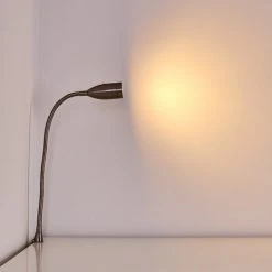Hofstein Alsea Bettleuchte LED Nickel-Matt, 1-flammig, Bewegungsmelder -Bürolampen Verkäufe alsea bettleuchte h3306918 15