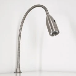 Hofstein Alsea Bettleuchte LED Nickel-Matt, 1-flammig, Bewegungsmelder -Bürolampen Verkäufe alsea bettleuchte h3306918 3