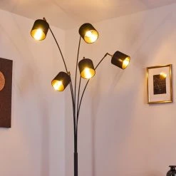 Hofstein Alsen Stehleuchte Schwarz, 5-flammig -Bürolampen Verkäufe alsen stehleuchte h3355091 11