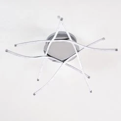 Hofstein Altino Deckenleuchte LED Chrom, 1-flammig -Bürolampen Verkäufe altino deckenleuchte h167442 13