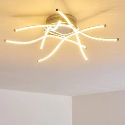 Hofstein Altino Deckenleuchte LED Chrom, 1-flammig -Bürolampen Verkäufe altino deckenleuchte h167442 14