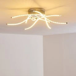 Hofstein Altino Deckenleuchte LED Chrom, 1-flammig -Bürolampen Verkäufe altino deckenleuchte h167442 6