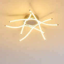 Hofstein Altino Deckenleuchte LED Chrom, 1-flammig -Bürolampen Verkäufe altino deckenleuchte h167442 9