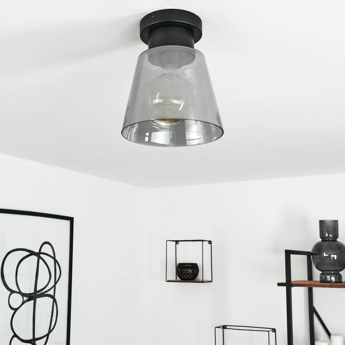 Hofstein Angelshaug Deckenleuchte Schwarz, 1-flammig 10 Hofstein Angelshaug Deckenleuchte Schwarz, 1-flammig – Bild 10