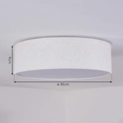 Hofstein Antillo Deckenleuchte LED Wei&szlig;, 1-flammig -Bürolampen Verkäufe antillo deckenleuchte h3436431 3