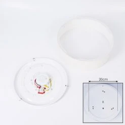 Hofstein Antillo Deckenleuchte LED Wei&szlig;, 1-flammig -Bürolampen Verkäufe antillo deckenleuchte h3436431 4