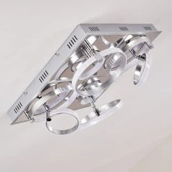 Hofstein Aragno Deckenleuchte LED Nickel-Matt, Chrom, 1-flammig 41 Hofstein Aragno Deckenleuchte LED Nickel-Matt, Chrom, 1-flammig -Bürolampen Verkäufe aragno deckenleuchte h167312 15