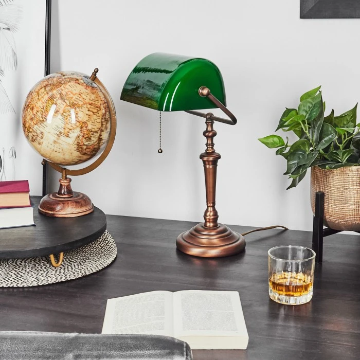 Hofstein Argyle Tischleuchte Bronze, 1-flammig 10 Hofstein Argyle Tischleuchte Bronze, 1-flammig – Bild 10