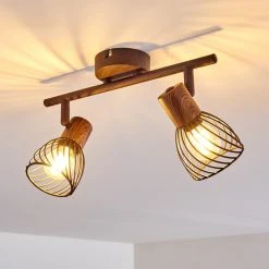 Hofstein Arjen Deckenleuchte Rostfarben, 2-flammig -Bürolampen Verkäufe arjen deckenleuchte h3336878 do1 15