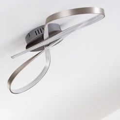 Hofstein Arlena Deckenleuchte LED Nickel-Matt, 1-flammig -Bürolampen Verkäufe arlena deckenleuchte h167336 13