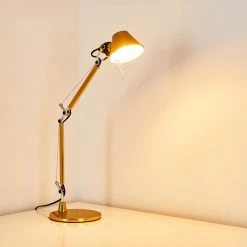 Artemide TOLOMEO MICRO Tischleuchte Gelb, 1-flammig, Farbwechsler -Bürolampen Verkäufe artemide tolomeo micro tischleuchte 0011860a 12