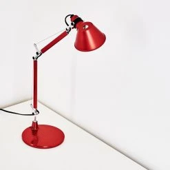 Artemide TOLOMEO MICRO Tischleuchte Rot, 1-flammig -Bürolampen Verkäufe artemide tolomeo micro tischleuchte a011810 10