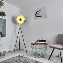 Hofstein Bagdad Stehleuchte Blau, Chrom, Grau, 1-flammig -Bürolampen Verkäufe bagdad stehleuchte h3378748 9