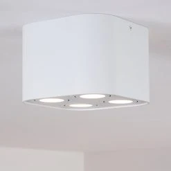 Hofstein Baishan Deckenleuchte Wei&szlig;, 4-flammig -Bürolampen Verkäufe baishan deckenleuchte h3322253 2