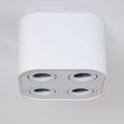 Hofstein Baishan Deckenleuchte Wei&szlig;, 4-flammig -Bürolampen Verkäufe baishan deckenleuchte h3322253 9