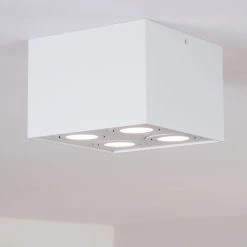 Hofstein Baishan Deckenleuchte Wei&szlig;, 4-flammig -Bürolampen Verkäufe baishan deckenleuchte h3322291 2