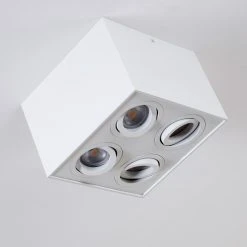 Hofstein Baishan Deckenleuchte Wei&szlig;, 4-flammig -Bürolampen Verkäufe baishan deckenleuchte h3322291 7