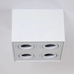 Hofstein Baishan Deckenleuchte Wei&szlig;, 4-flammig -Bürolampen Verkäufe baishan deckenleuchte h3322291 9