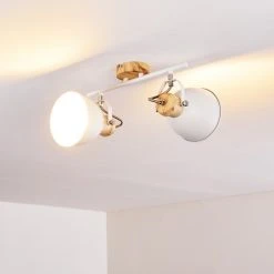 Hofstein Banjul Deckenleuchte Wei&szlig;, Holz hell, 2-flammig -Bürolampen Verkäufe banjul deckenleuchte h3320792 21