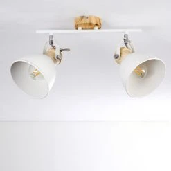 Hofstein Banjul Deckenleuchte Wei&szlig;, Holz hell, 2-flammig -Bürolampen Verkäufe banjul deckenleuchte h3320792 8