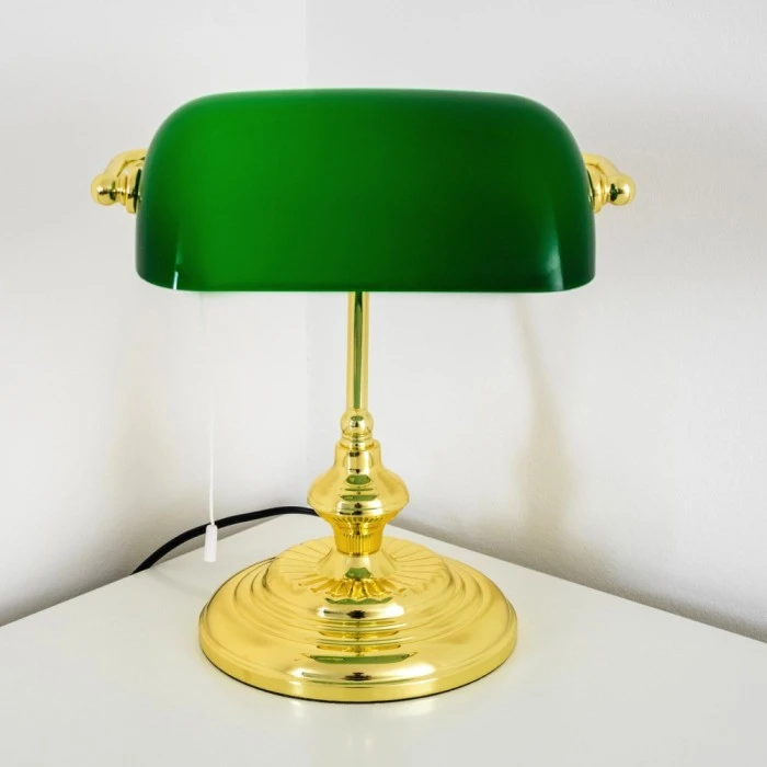 Hofstein Bankerlampe Messing, 1-flammig 12 Hofstein Bankerlampe Messing, 1-flammig – Bild 12