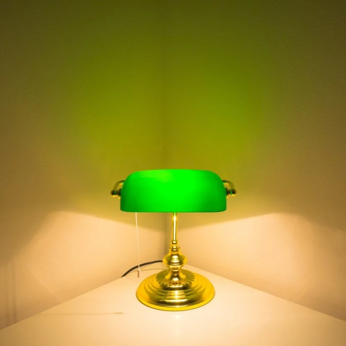 Hofstein Bankerlampe Messing, 1-flammig 13 Hofstein Bankerlampe Messing, 1-flammig – Bild 13