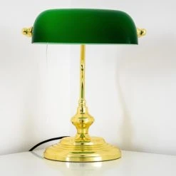 Hofstein Bankerlampe Messing, 1-flammig 30 Hofstein Bankerlampe Messing, 1-flammig -Bürolampen Verkäufe bankerlampe h164250 14