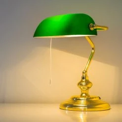 Hofstein Bankerlampe Messing, 1-flammig 20 Hofstein Bankerlampe Messing, 1-flammig -Bürolampen Verkäufe bankerlampe h164250 4