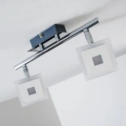 Hofstein Baramita Deckenstrahler LED Chrom, 2-flammig -Bürolampen Verkäufe baramita deckenstrahler h3003015 10