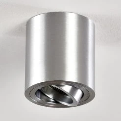 Hofstein Barbuda Deckenleuchte Silber, 1-flammig -Bürolampen Verkäufe barbuda deckenleuchte h3267592 do4 13