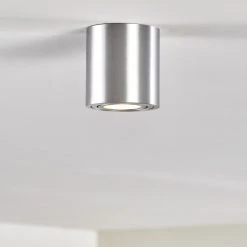 Hofstein Barbuda Deckenleuchte Silber, 1-flammig -Bürolampen Verkäufe barbuda deckenleuchte h3267592 do4 14