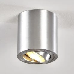 Hofstein Barbuda Deckenleuchte Silber, 1-flammig -Bürolampen Verkäufe barbuda deckenleuchte h3267592 do4 2