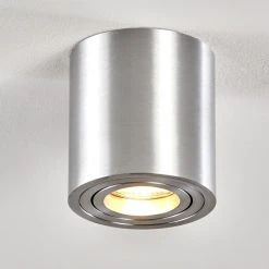 Hofstein Barbuda Deckenleuchte Silber, 1-flammig -Bürolampen Verkäufe barbuda deckenleuchte h3267592 do4 6