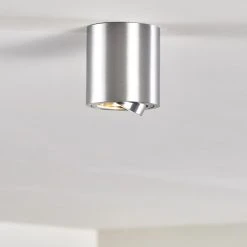 Hofstein Barbuda Deckenleuchte Silber, 1-flammig -Bürolampen Verkäufe barbuda deckenleuchte h3267592 do4 9