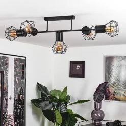 Hofstein Bardhaman Deckenleuchte Schwarz, 5-flammig -Bürolampen Verkäufe bardhaman deckenleuchte h3434574 11