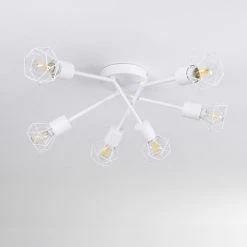 Hofstein Baripada Deckenleuchte Weiß, 6-flammig -Bürolampen Verkäufe baripada deckenleuchte h3322956 10