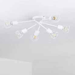 Hofstein Baripada Deckenleuchte Weiß, 6-flammig -Bürolampen Verkäufe baripada deckenleuchte h3322956 12