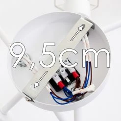 Hofstein Baripada Deckenleuchte Weiß, 6-flammig -Bürolampen Verkäufe baripada deckenleuchte h3322956 18