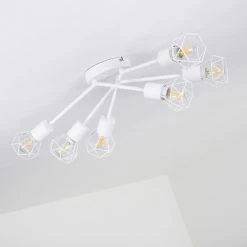 Hofstein Baripada Deckenleuchte Weiß, 6-flammig -Bürolampen Verkäufe baripada deckenleuchte h3322956 6