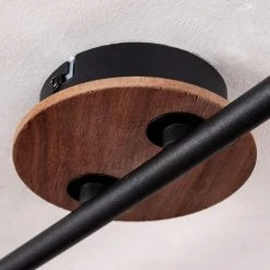 Hofstein Baripada Deckenleuchte Schwarz, Braun, 6-flammig -Bürolampen Verkäufe baripada deckenleuchte h3388068 2