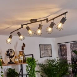 Hofstein Baripada Deckenleuchte Chrom, Anthrazit, 6-flammig 22 Hofstein Baripada Deckenleuchte Chrom, Anthrazit, 6-flammig -Bürolampen Verkäufe baripada deckenleuchte h3388235 10