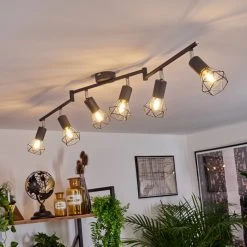 Hofstein Baripada Deckenleuchte Chrom, Anthrazit, 6-flammig 18 Hofstein Baripada Deckenleuchte Chrom, Anthrazit, 6-flammig -Bürolampen Verkäufe baripada deckenleuchte h3388235 6