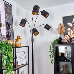 Hofstein Bathinda Stehleuchte Schwarz, 5-flammig -Bürolampen Verkäufe bathinda stehleuchte h3387993 9