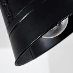 Hofstein Berkeley Deckenleuchte Schwarz, Holz hell, Schwarz-Gold, 1-flammig -Bürolampen Verkäufe berkeley deckenleuchte h3325292 19