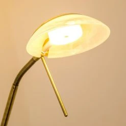 Hofstein Biot Deckenfluter LED Altmessing, 2-flammig -Bürolampen Verkäufe biot deckenfluter h165424 14